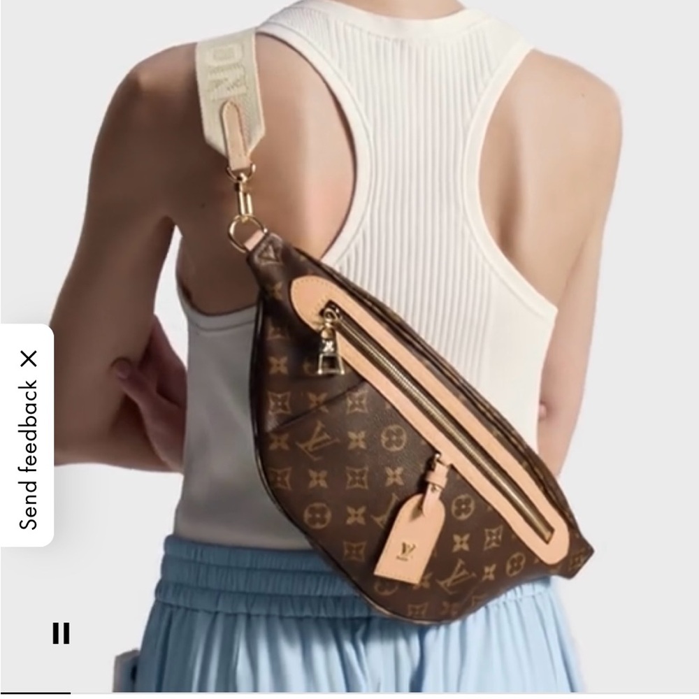 Louis Vuitton high Rise Monogram Canvas bumbag